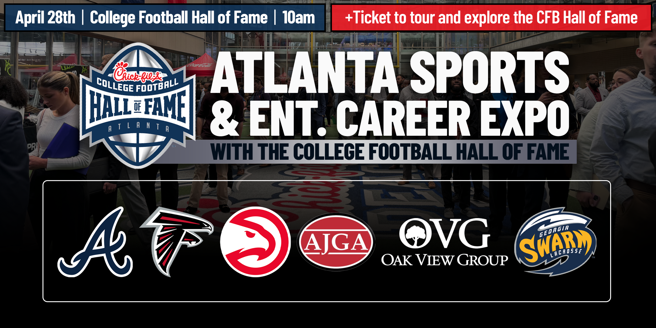 Atlanta Sports and Ent. Career Expo with the College Football Hall of Fame
