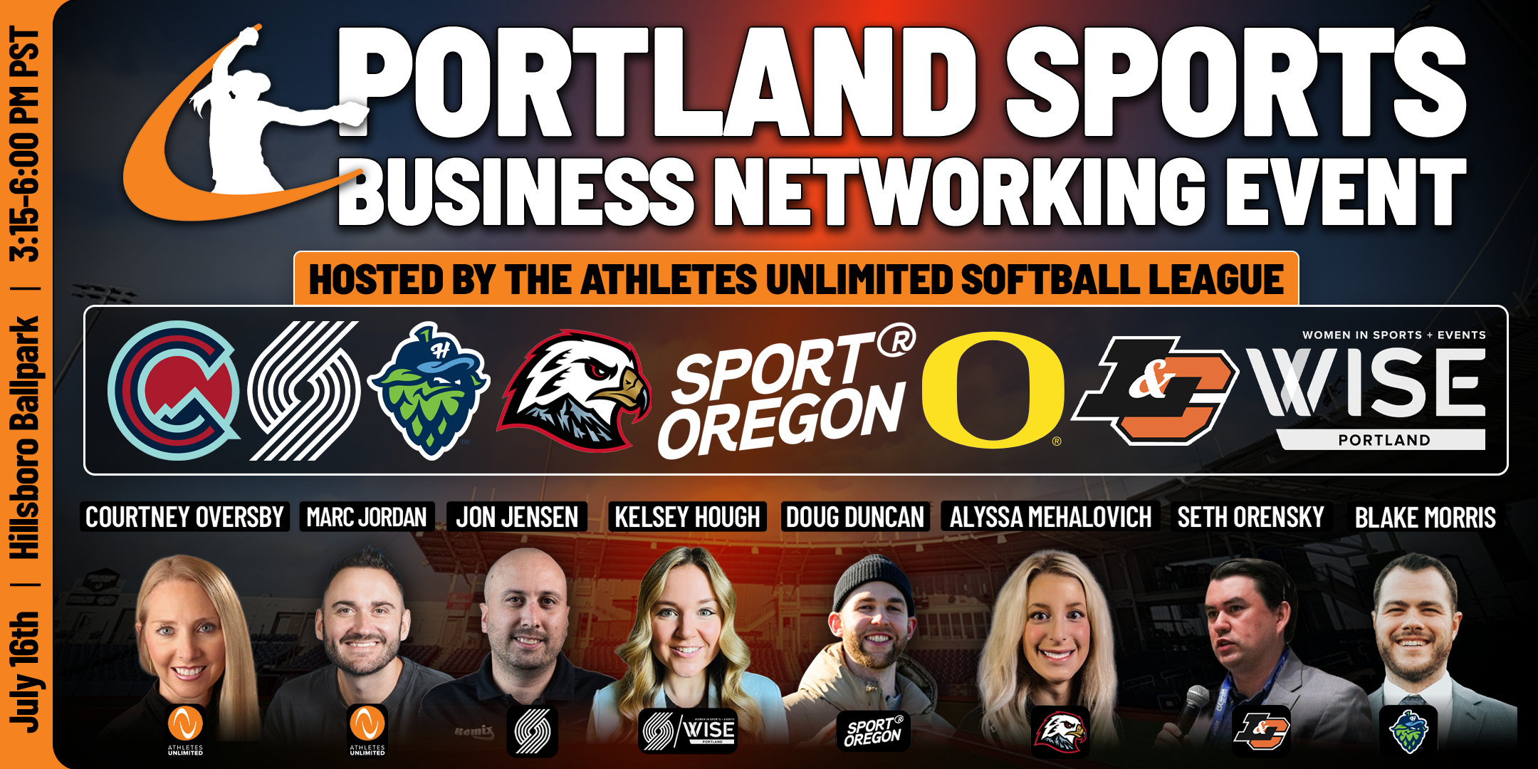 2026 Portland Sports Business Networking Event hosted by the Athletes Unlimited Softball League