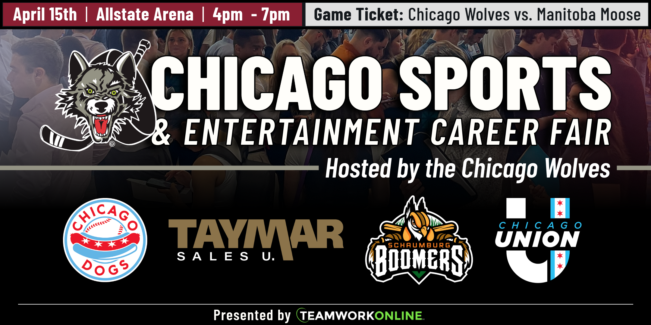 Chicago Sports & Ent. Career Fair hosted by Chicago Wolves