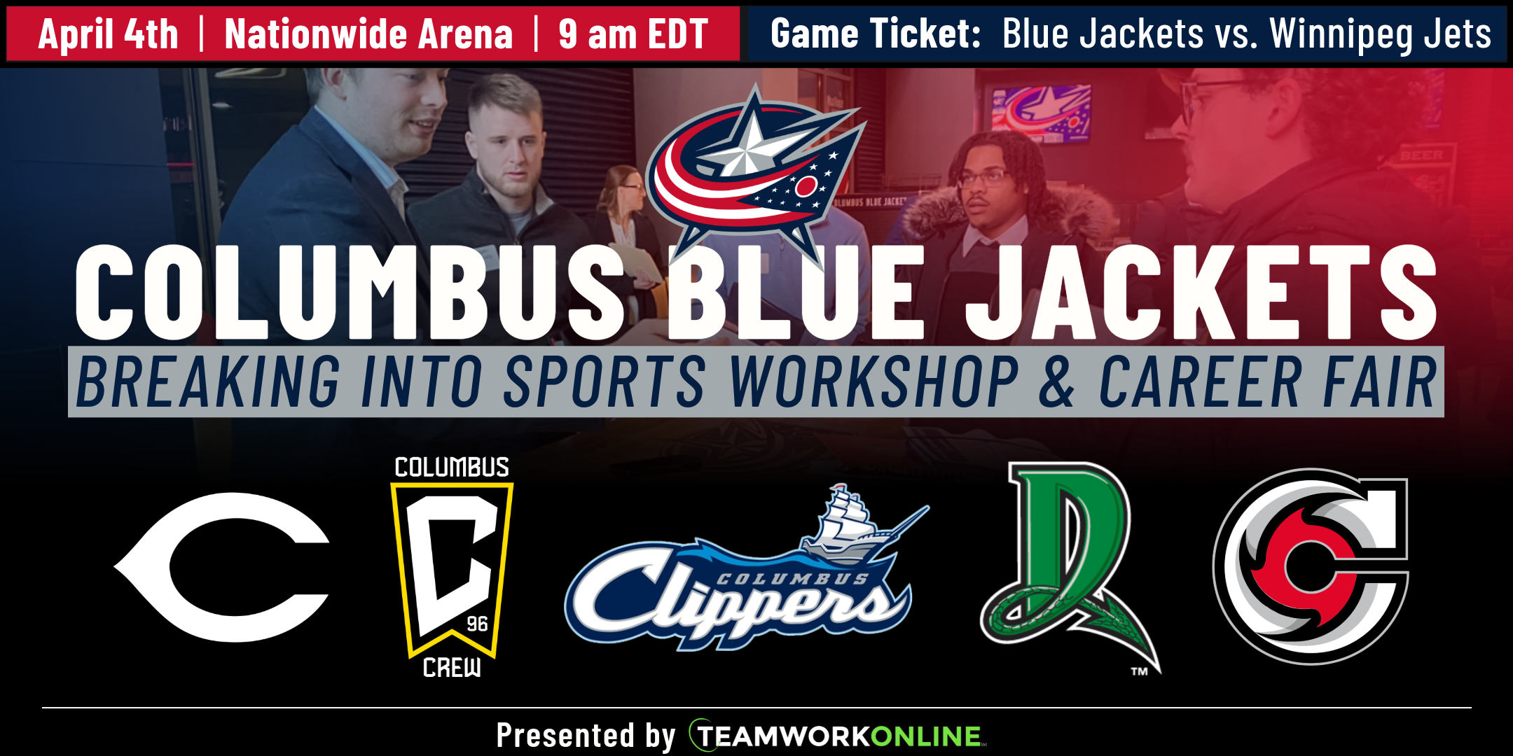 2026 Columbus Blue Jackets Breaking into Sports Workshop & Career Fair