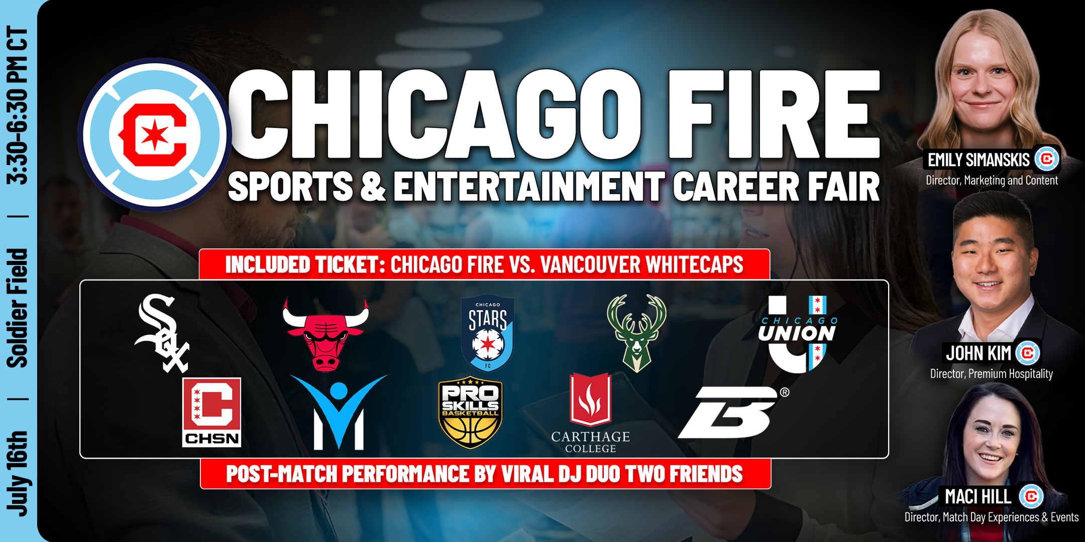 2026 Chicago Fire Sports & Entertainment Career Fair