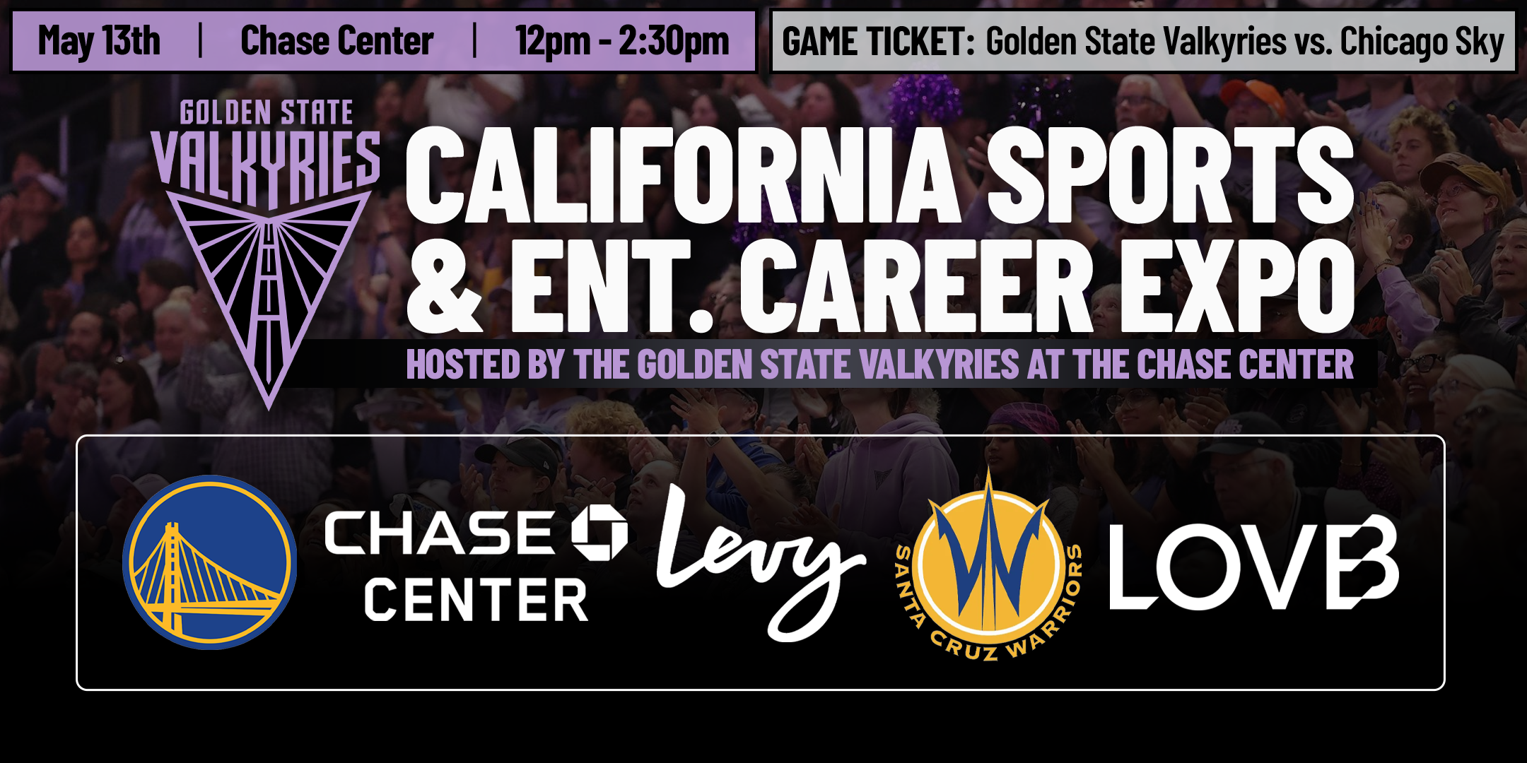 California Sports & Ent. Career Expo hosted at the Chase Center