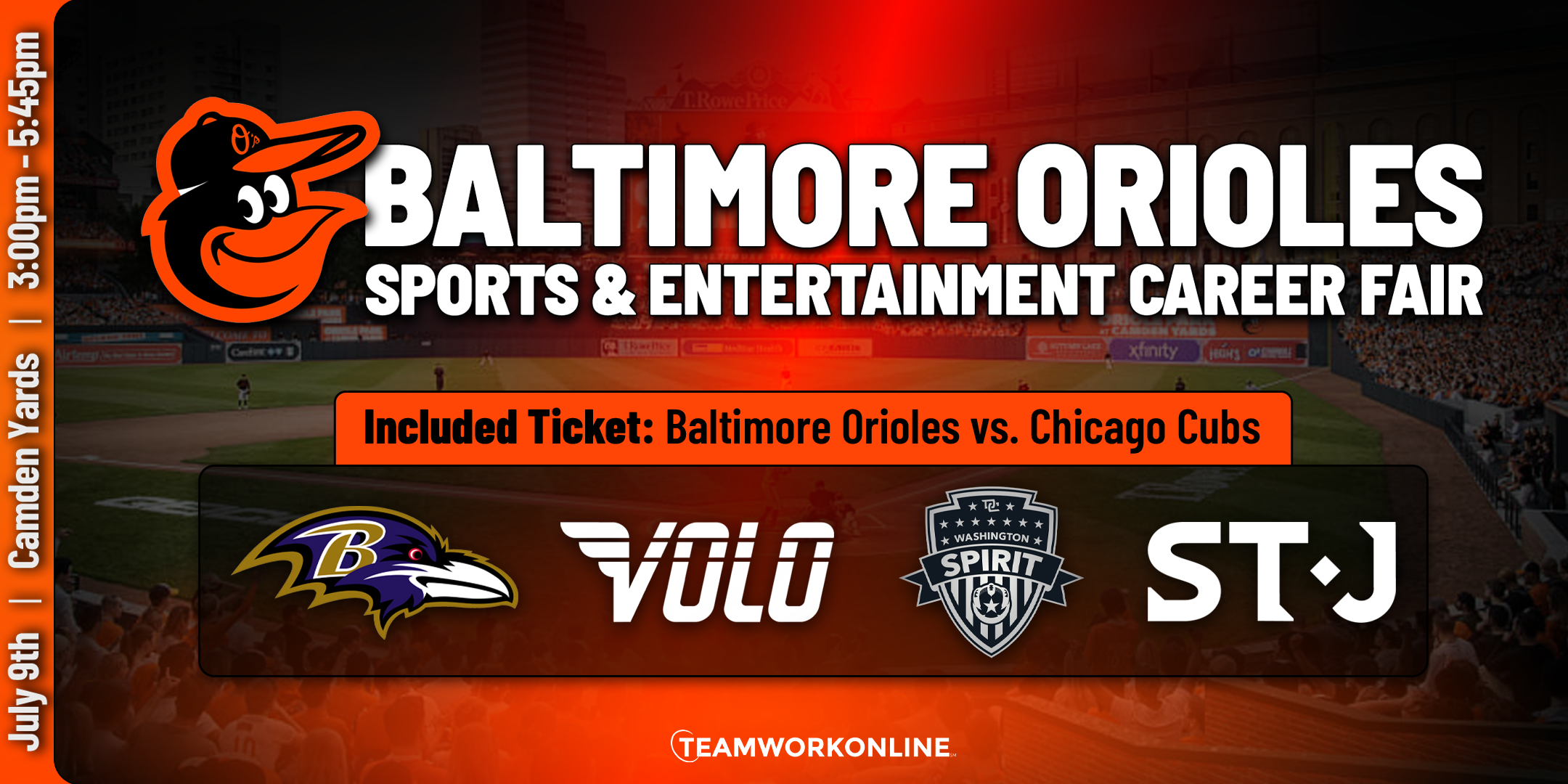 Baltimore Orioles Sports & Entertainment Career Fair (pres. by TeamWork Online)