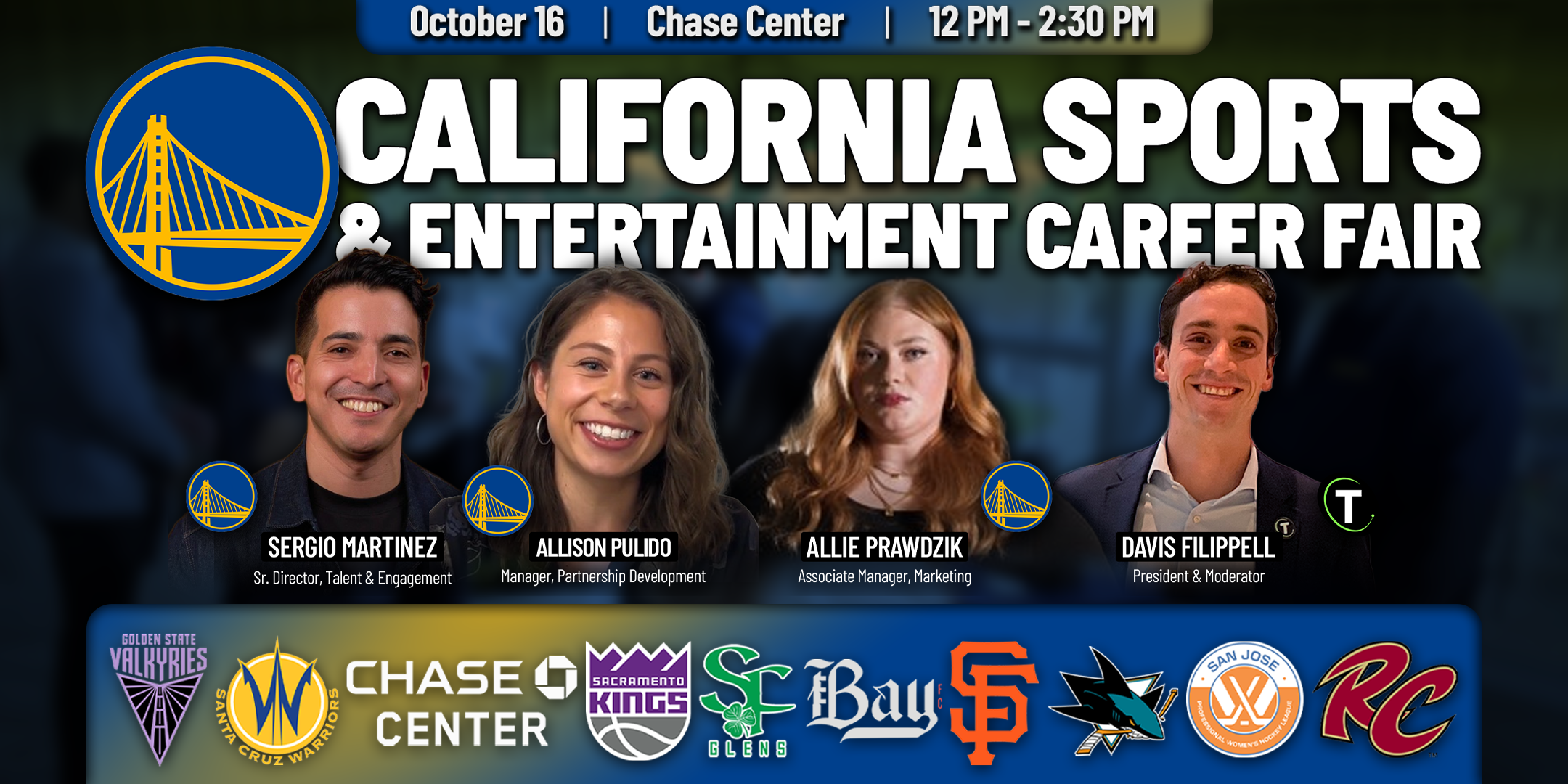California Sports & Ent. Career Expo hosted at the Chase Center