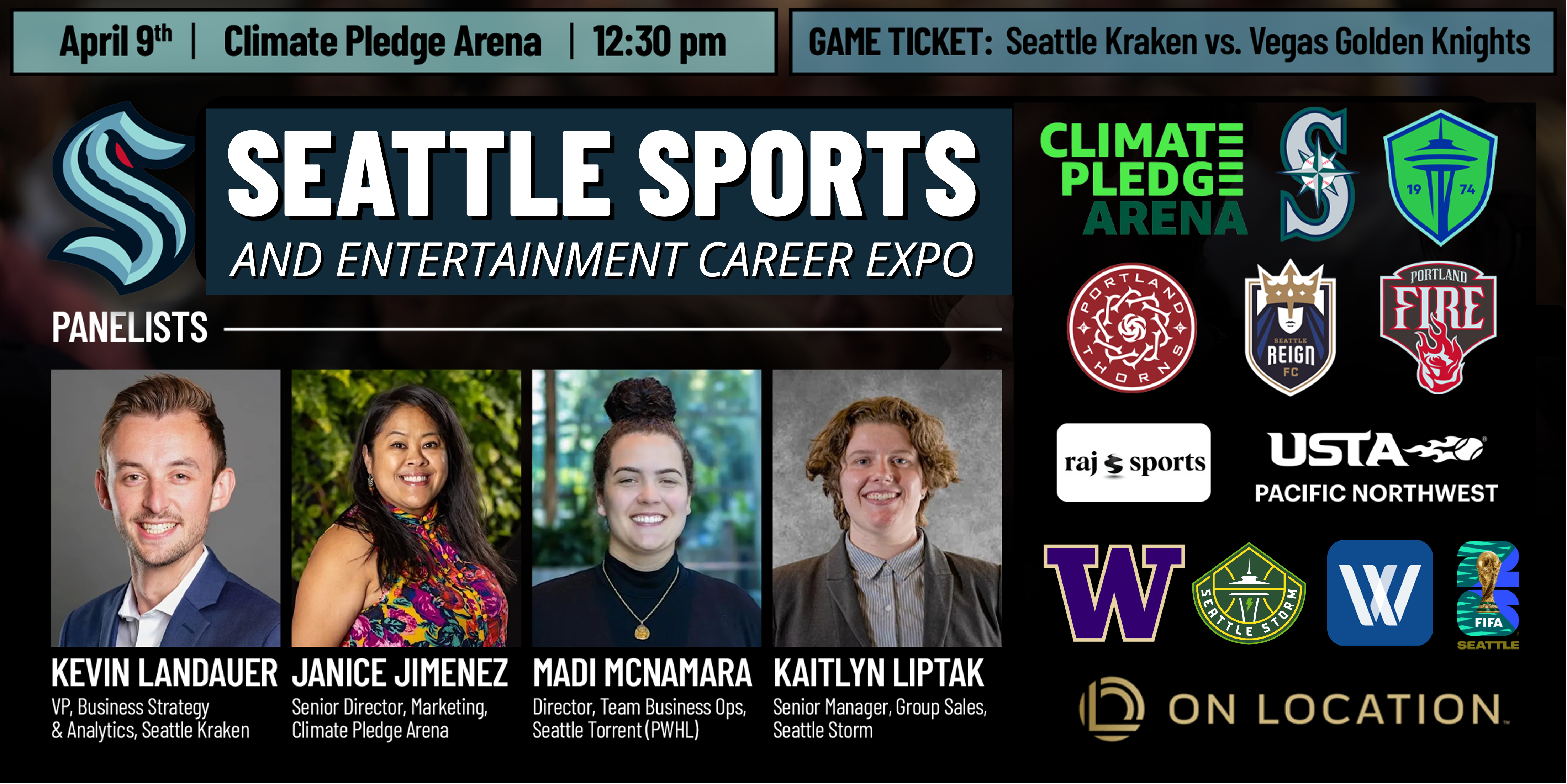 2026 Seattle Sports & Entertainment Career Expo (Hosted by the Seattle Kraken)