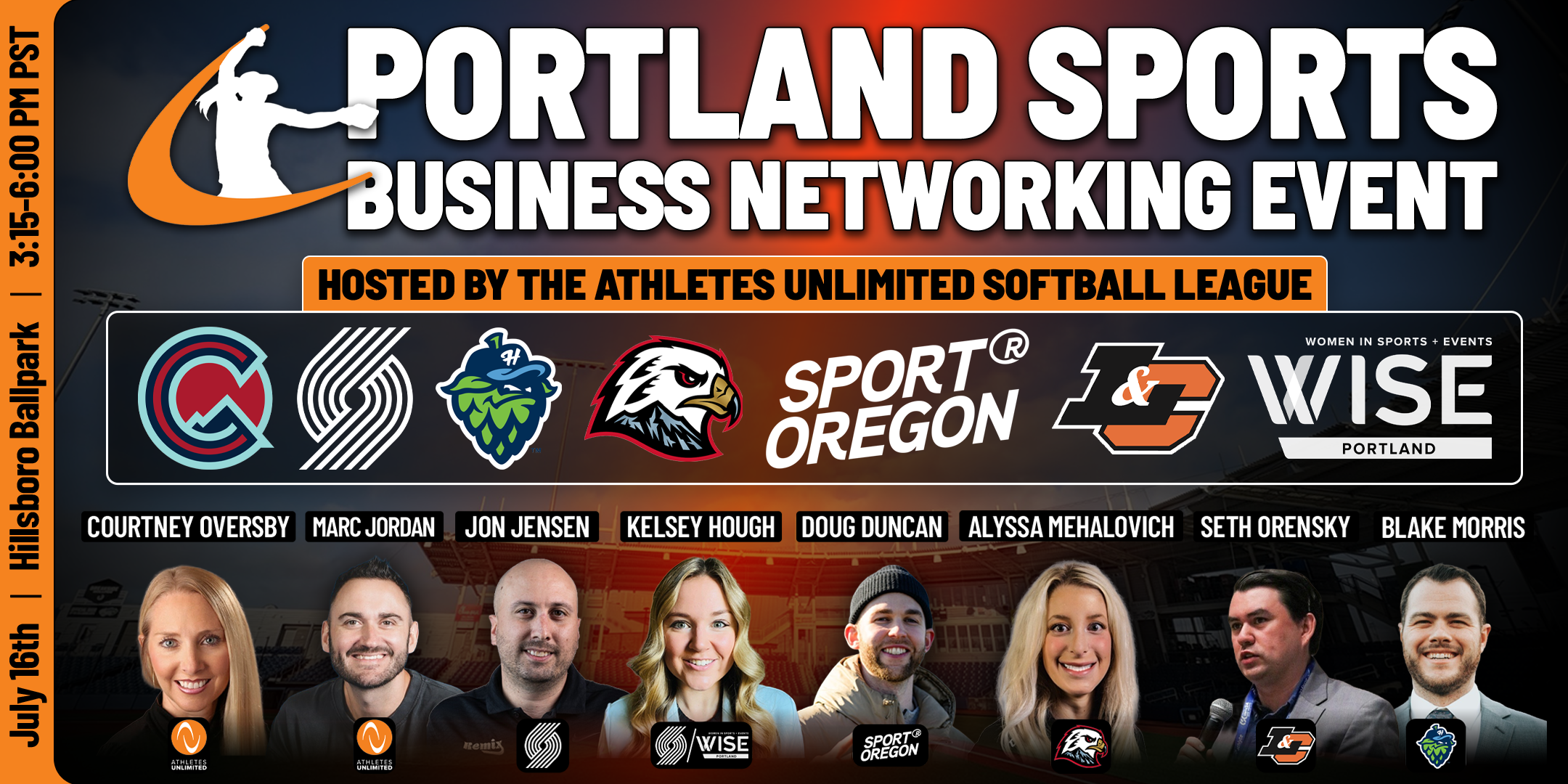 2026 Portland Sports Business Networking Event hosted by the Athletes Unlimited Softball League