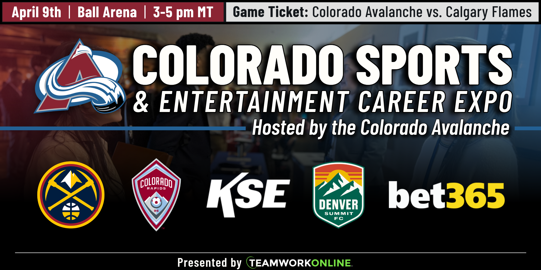 Colorado Sports & Entertainment Career Fair by the Colorado Avalanche