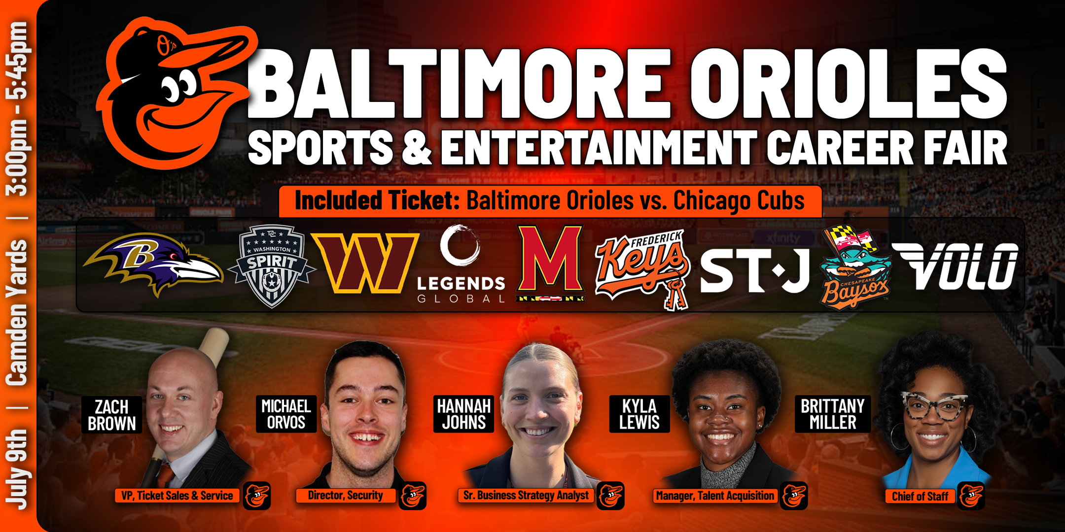 Baltimore Orioles Sports & Entertainment Career Fair (pres. by TeamWork Online)